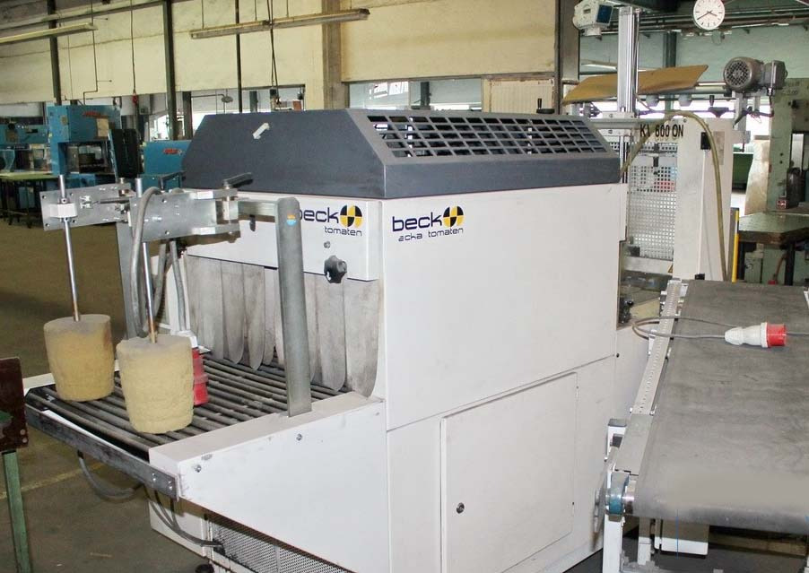 Beck case packer KV 600 pneumatic with 200cm infeed belt - Machine d'emballage et de conditionnement: photos 1 Beck case packer KV 600 pneumatic with 200cm infeed belt - Machine d'emballage et de conditionnement: photos 1