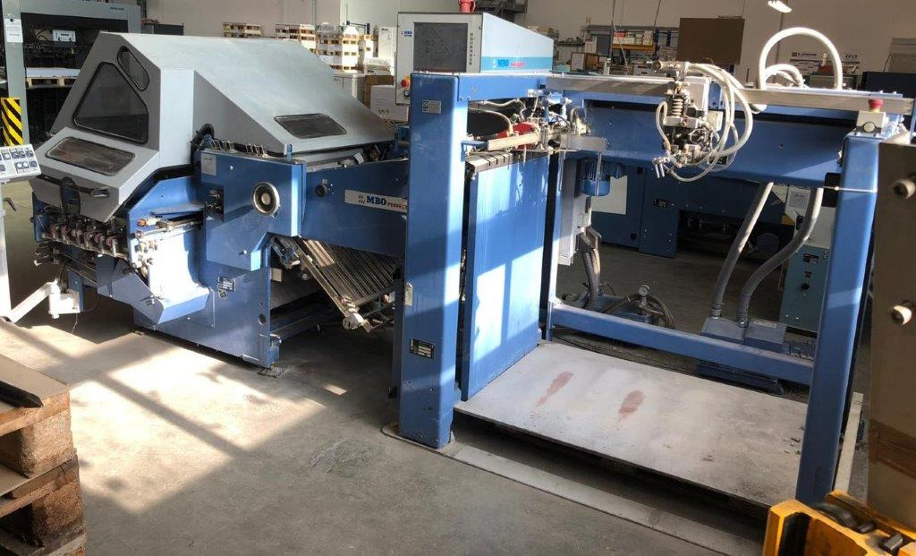 Semi-automatic adjustable combination folding machine MBO K 800.1-SKTL-4-FP from Bj. 2003 - Plieuse de bureau: photos 4 Semi-automatic adjustable combination folding machine MBO K 800.1-SKTL-4-FP from Bj. 2003 - Plieuse de bureau: photos 4