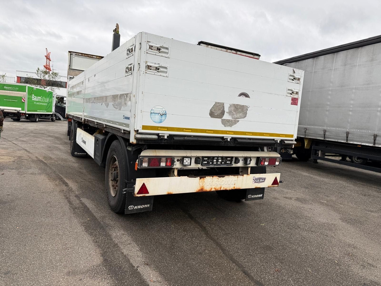 Krone AZ Baustoffe Alu BPW HU möglich - Remorque plateau: photos 3 Krone AZ Baustoffe Alu BPW HU möglich - Remorque plateau: photos 3