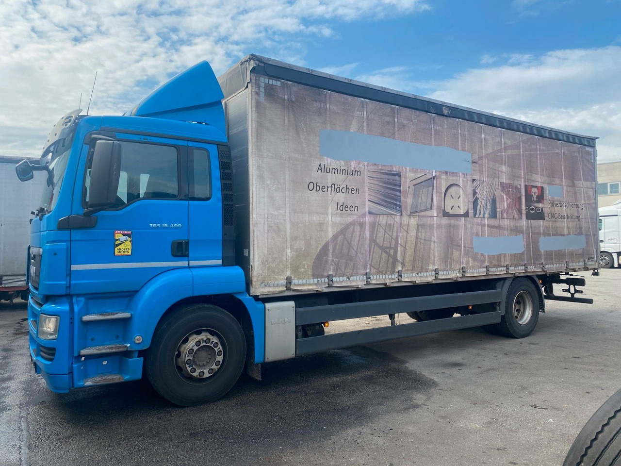 MAN 18.400 8m Lang/10t Nutzlast/2 Stück MAN 18.400 kein 18.440 2 x - Camion à rideaux coulissants: photos 2 MAN 18.400 8m Lang/10t Nutzlast/2 Stück MAN 18.400 kein 18.440 2 x - Camion à rideaux coulissants: photos 2