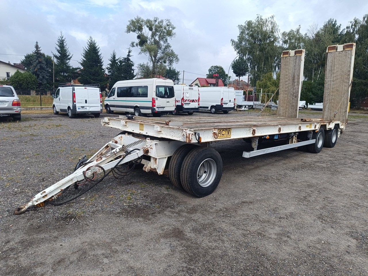 Remorque porte-engin surbaissée ACTM 3 osie 8m x 2,55 m lad 25 T: photos 8 Remorque porte-engin surbaissée ACTM 3 osie 8m x 2,55 m lad 25 T: photos 8
