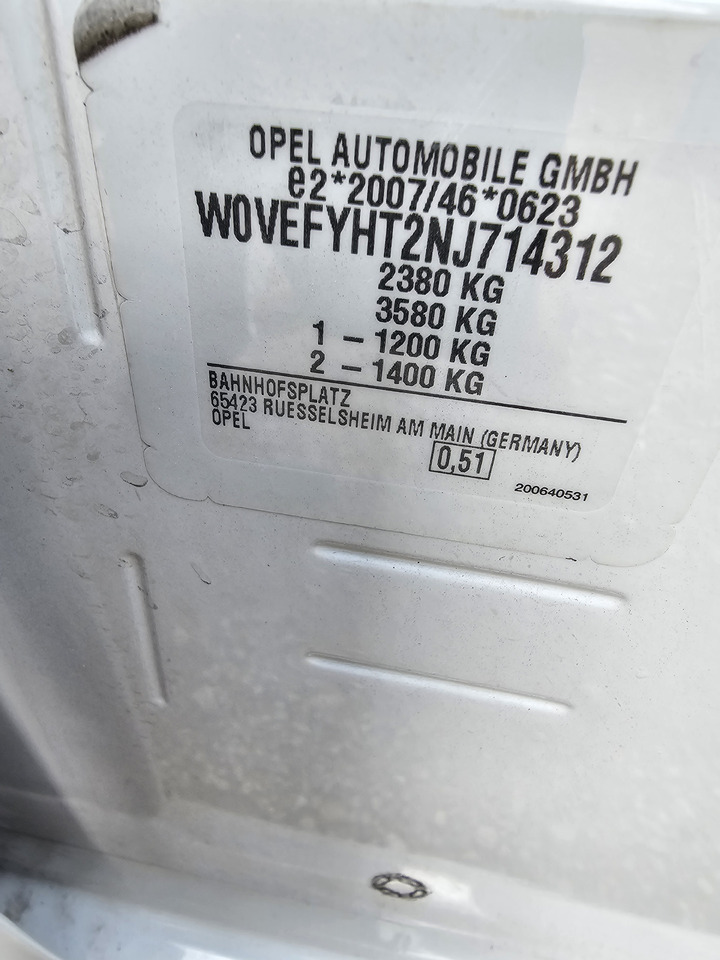 Utilitaire frigorifique OPEL COMBO MAXI LONG CHLODNIA MROZNIA CARRIER KLIMA EURO6 [ Copy ]: photos 7