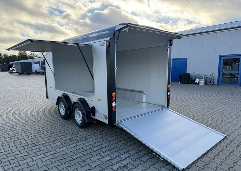 DEBON C800 przyczepa furgon + klapa boczna przyczepa wystawowa handlowa targowa - Remorque fourgon: photos 1 DEBON C800 przyczepa furgon + klapa boczna przyczepa wystawowa handlowa targowa - Remorque fourgon: photos 1