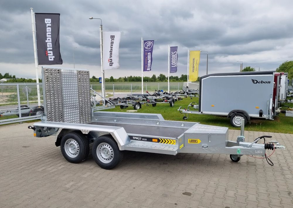 LORRIES TPM27 | 303x160 cm 2,7T koparka, bobcat - Remorque porte engin: photos 3 LORRIES TPM27 | 303x160 cm 2,7T koparka, bobcat - Remorque porte engin: photos 3