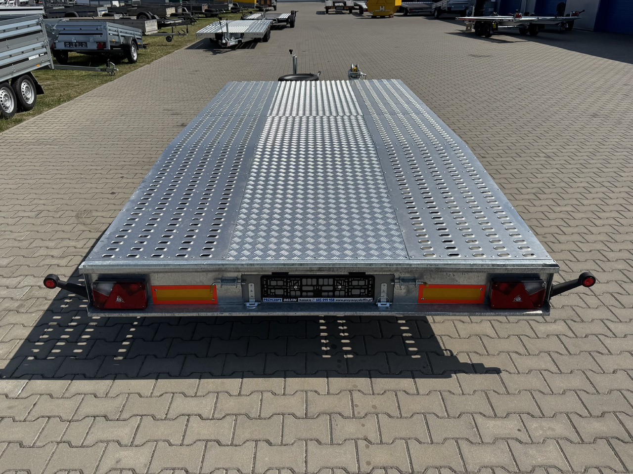 Remorque porte-voitures neuf NIEWIADÓW Jupiter 4.5  -  450 x 210 cm / 2700 kg: photos 5
