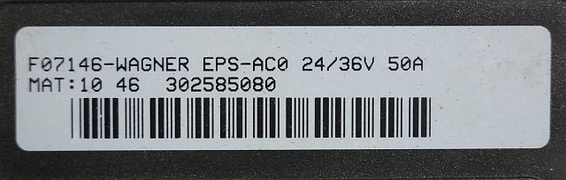 Linde 52123608800 | Steering controller EPS-ACV0 24/36V50A F07146-Wagner sn. 302 - Bloc de gestion pour Matériel de manutention: photos 2 Linde 52123608800 | Steering controller EPS-ACV0 24/36V50A F07146-Wagner sn. 302 - Bloc de gestion pour Matériel de manutention: photos 2