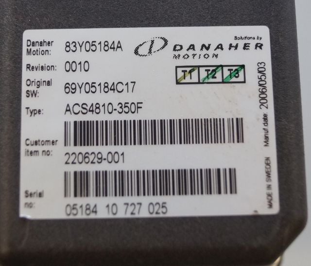 Toyota/BT 220629-001 | Danaher motion AC Superdrive motor controller 83Y05184A A - Bloc de gestion pour Matériel de manutention: photos 2 Toyota/BT 220629-001 | Danaher motion AC Superdrive motor controller 83Y05184A A - Bloc de gestion pour Matériel de manutention: photos 2