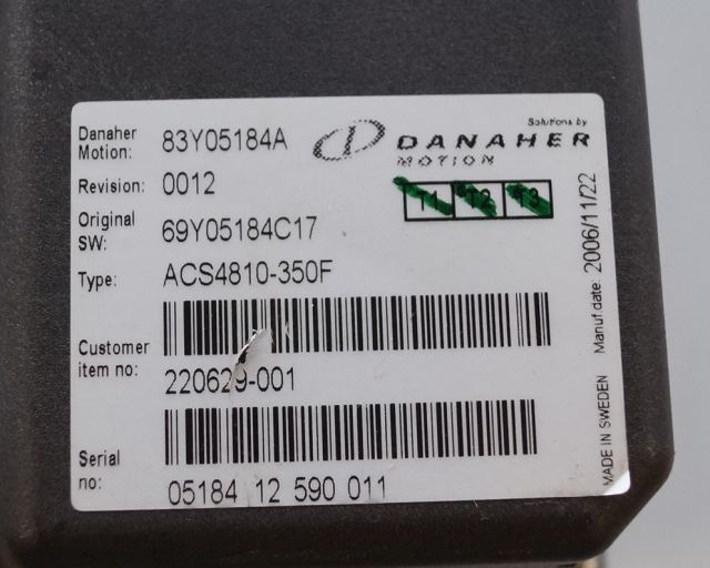 Toyota/BT 220629-001 | Danaher motion AC Superdrive motor controller 83Y05184A A - Bloc de gestion pour Matériel de manutention: photos 2 Toyota/BT 220629-001 | Danaher motion AC Superdrive motor controller 83Y05184A A - Bloc de gestion pour Matériel de manutention: photos 2
