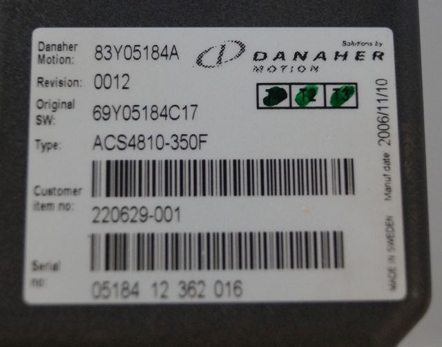 Toyota/BT 220629-001 | Danaher motion AC Superdrive motor controller 83Y05184A A - Bloc de gestion pour Matériel de manutention: photos 2 Toyota/BT 220629-001 | Danaher motion AC Superdrive motor controller 83Y05184A A - Bloc de gestion pour Matériel de manutention: photos 2