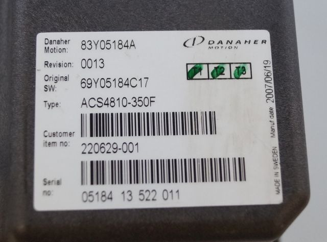 Toyota/BT 220629-001 | Danaher motion AC Superdrive motor controller 83Y05184A A - Bloc de gestion pour Matériel de manutention: photos 2 Toyota/BT 220629-001 | Danaher motion AC Superdrive motor controller 83Y05184A A - Bloc de gestion pour Matériel de manutention: photos 2