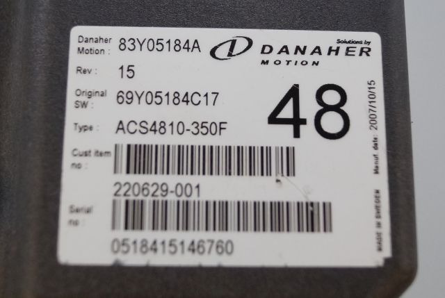 Toyota/BT 220629-001 | Danaher motion AC Superdrive motor controller 83Y05184A A - Bloc de gestion pour Matériel de manutention: photos 2 Toyota/BT 220629-001 | Danaher motion AC Superdrive motor controller 83Y05184A A - Bloc de gestion pour Matériel de manutention: photos 2