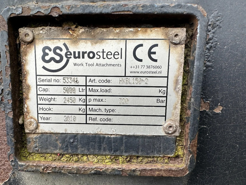 Eurosteel High Tip bucket 5m3 - Godet pour Engins de chantier: photos 4 Eurosteel High Tip bucket 5m3 - Godet pour Engins de chantier: photos 4