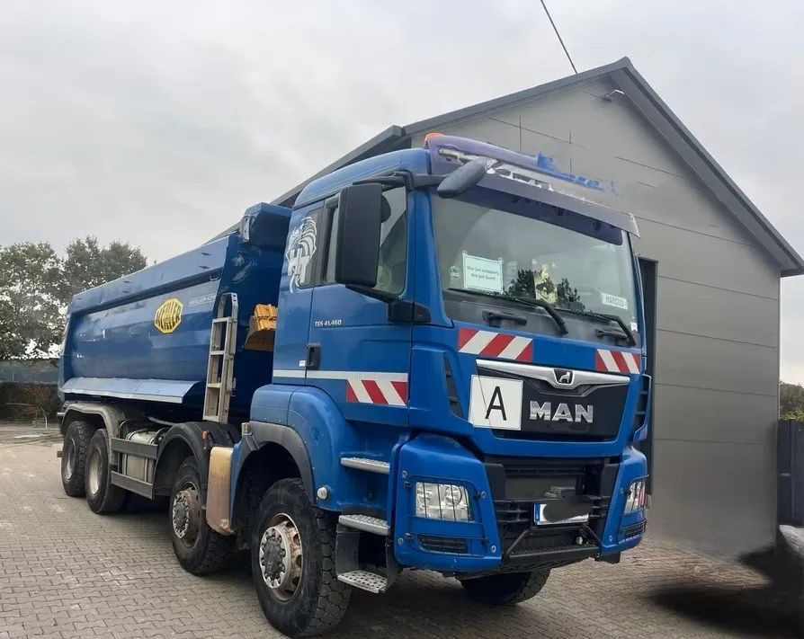 MAN TGS 41.460 8x8 • Meiller • Muldenkipper • Allrad • Euro 6d • Przebieg: 85 000 km - Camion benne: photos 1 MAN TGS 41.460 8x8 • Meiller • Muldenkipper • Allrad • Euro 6d • Przebieg: 85 000 km - Camion benne: photos 1