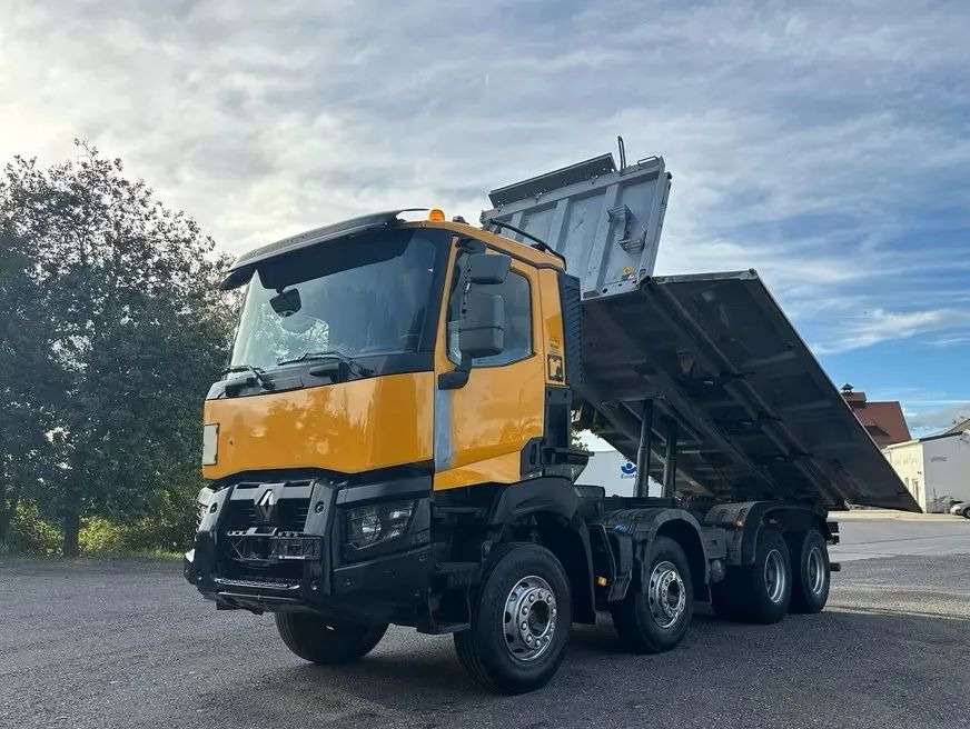 Renault K 440 8x4 • Bordmatik • Klima •  Meiller • Euro 6 • 3-stronna wywrotka • 299 000 km - Camion benne: photos 1 Renault K 440 8x4 • Bordmatik • Klima •  Meiller • Euro 6 • 3-stronna wywrotka • 299 000 km - Camion benne: photos 1