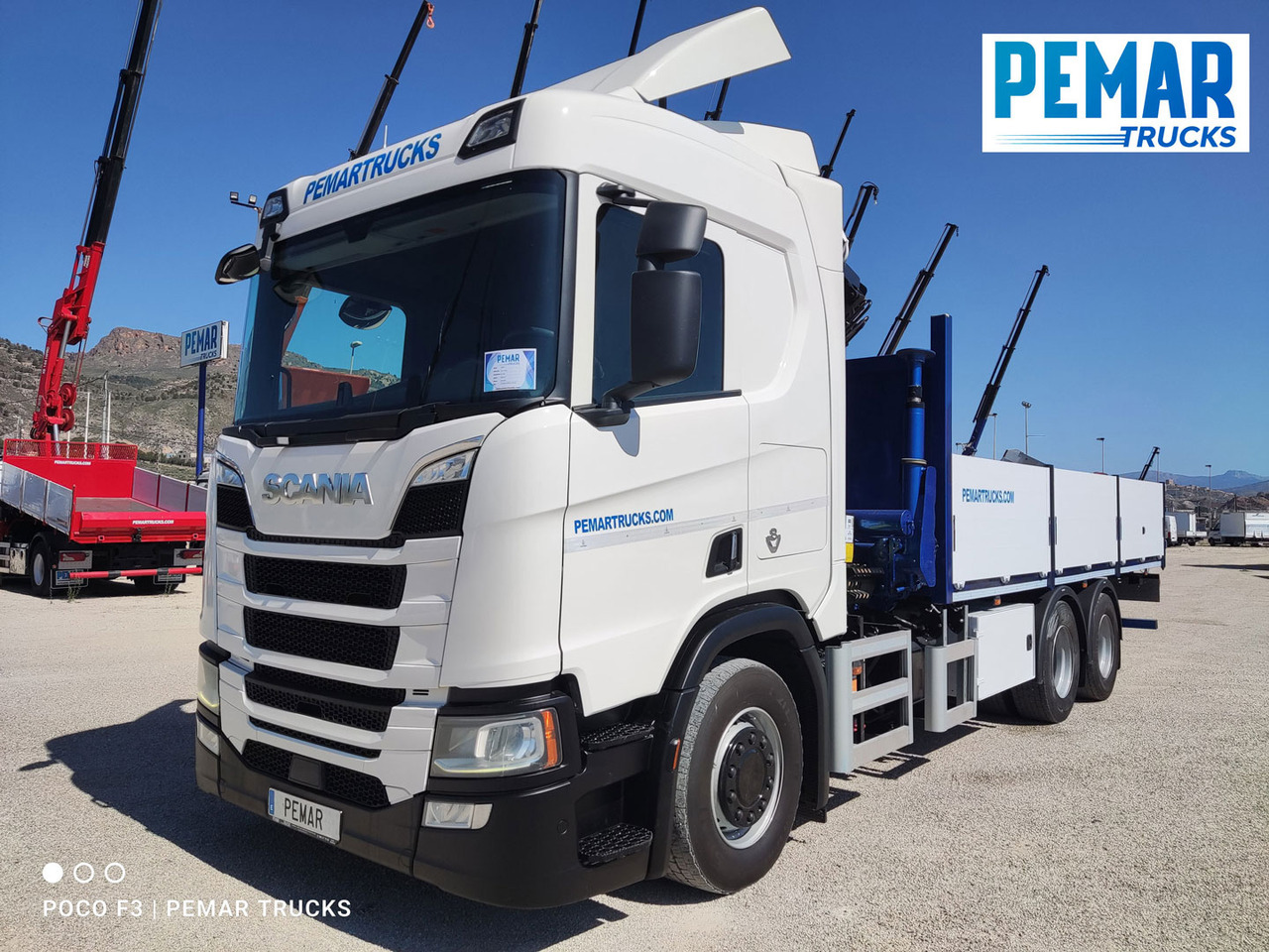 SCANIA R 520 6X2 GRUA CAJA FIJA - Camion grue: photos 3 SCANIA R 520 6X2 GRUA CAJA FIJA - Camion grue: photos 3