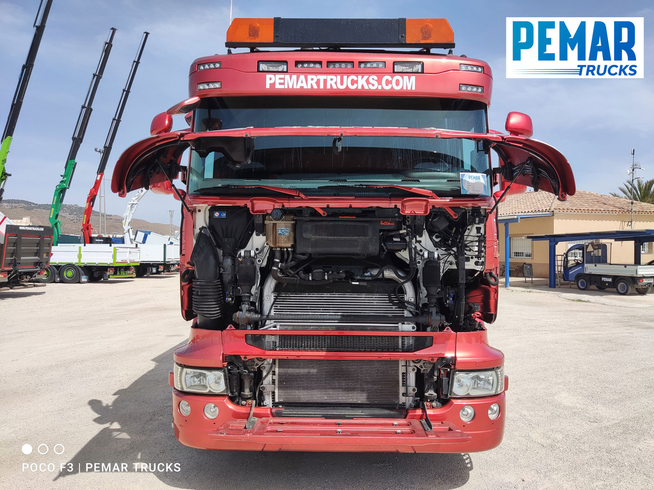 Camion benne SCANIA R 580 6X2 BASCULANTE RETARDER EURO 6: photos 32