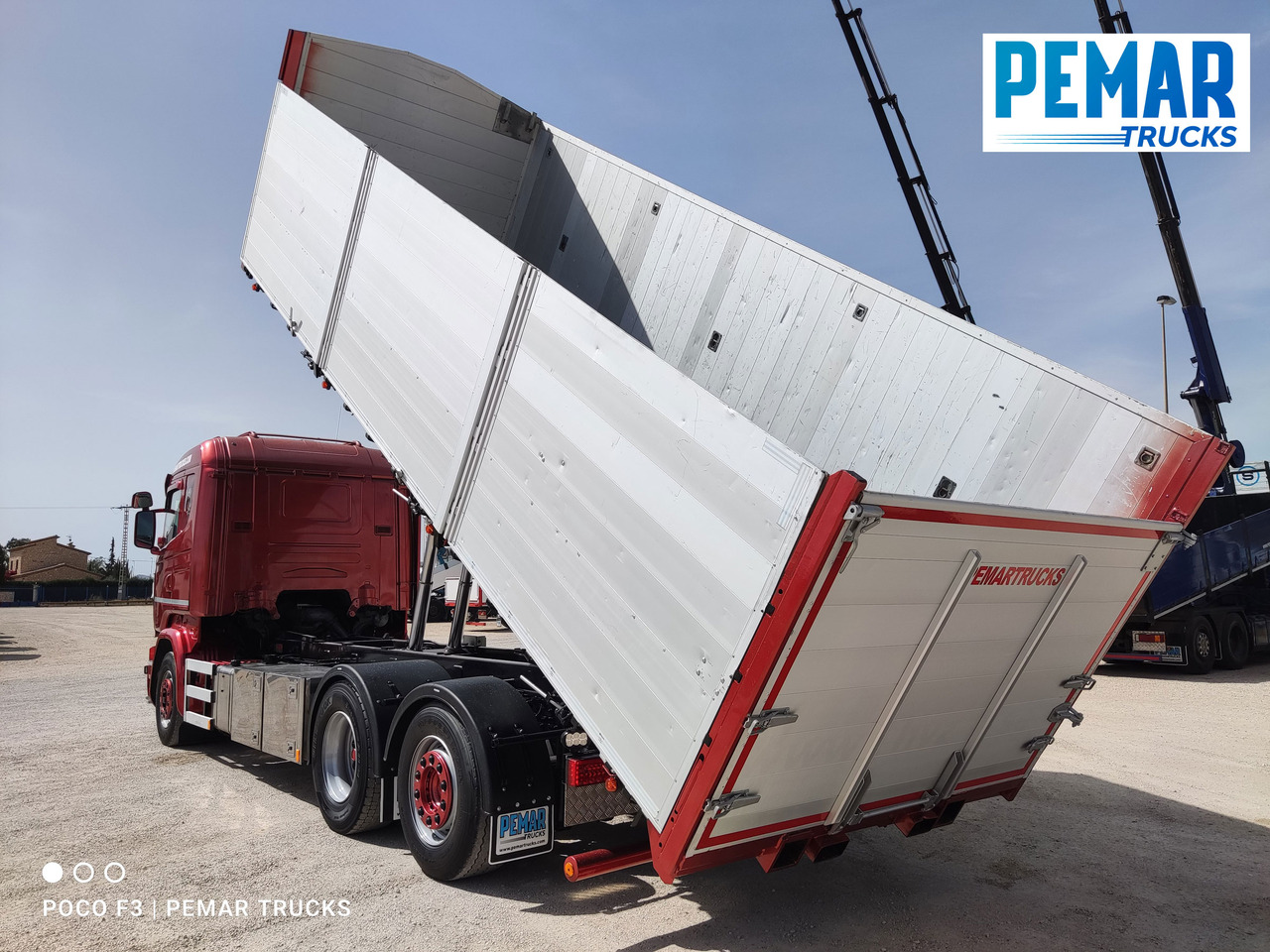 Camion benne SCANIA R 580 6X2 BASCULANTE RETARDER EURO 6: photos 20