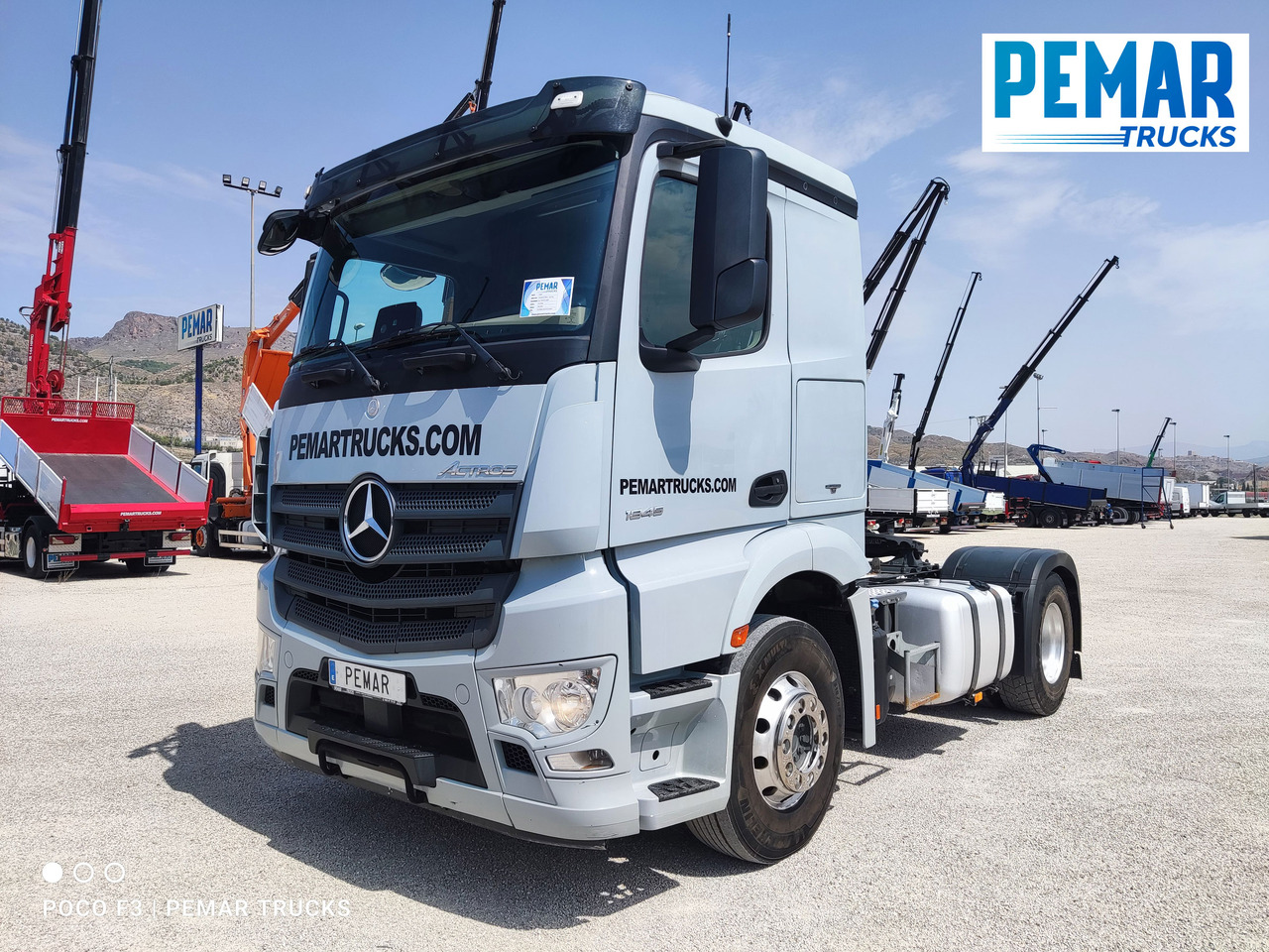 MERCEDES-BENZ ACTROS 1845 TRACTORA EQUIPO HIDRAULICO - Tracteur routier: photos 1 MERCEDES-BENZ ACTROS 1845 TRACTORA EQUIPO HIDRAULICO - Tracteur routier: photos 1