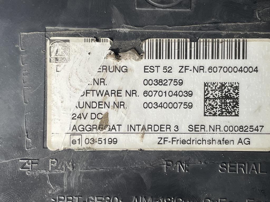 ZF INTARDER 3 - 6070004004 - Bloc de gestion pour Camion: photos 2 ZF INTARDER 3 - 6070004004 - Bloc de gestion pour Camion: photos 2