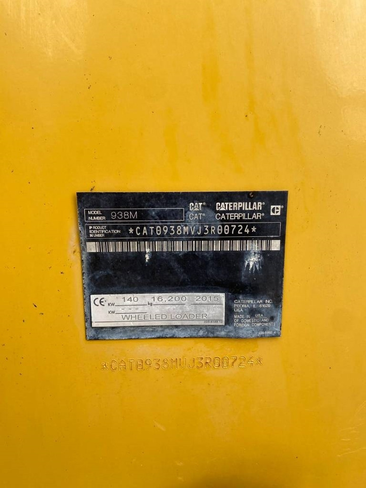 CAT 938 M (Bucket + Forks)  - crédit-bail CAT 938 M (Bucket + Forks): photos 9