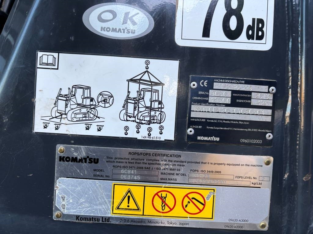 Komatsu D 61 PX-23  - crédit-bail Komatsu D 61 PX-23: photos 7