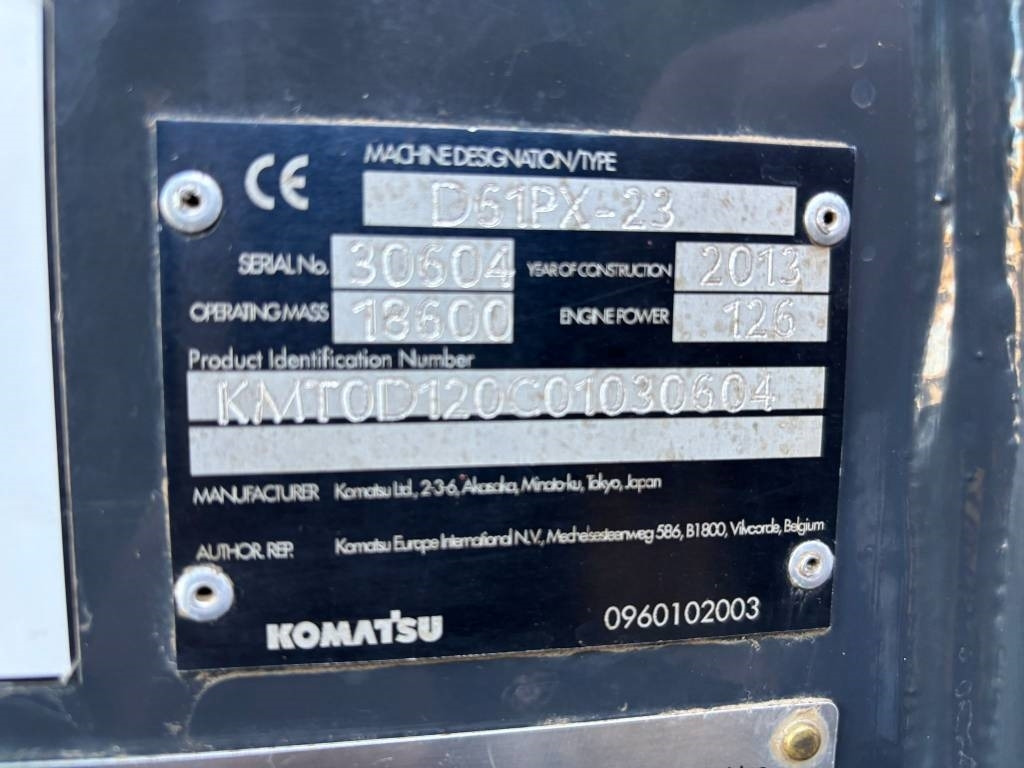 Komatsu D 61 PX-23  - crédit-bail Komatsu D 61 PX-23: photos 6