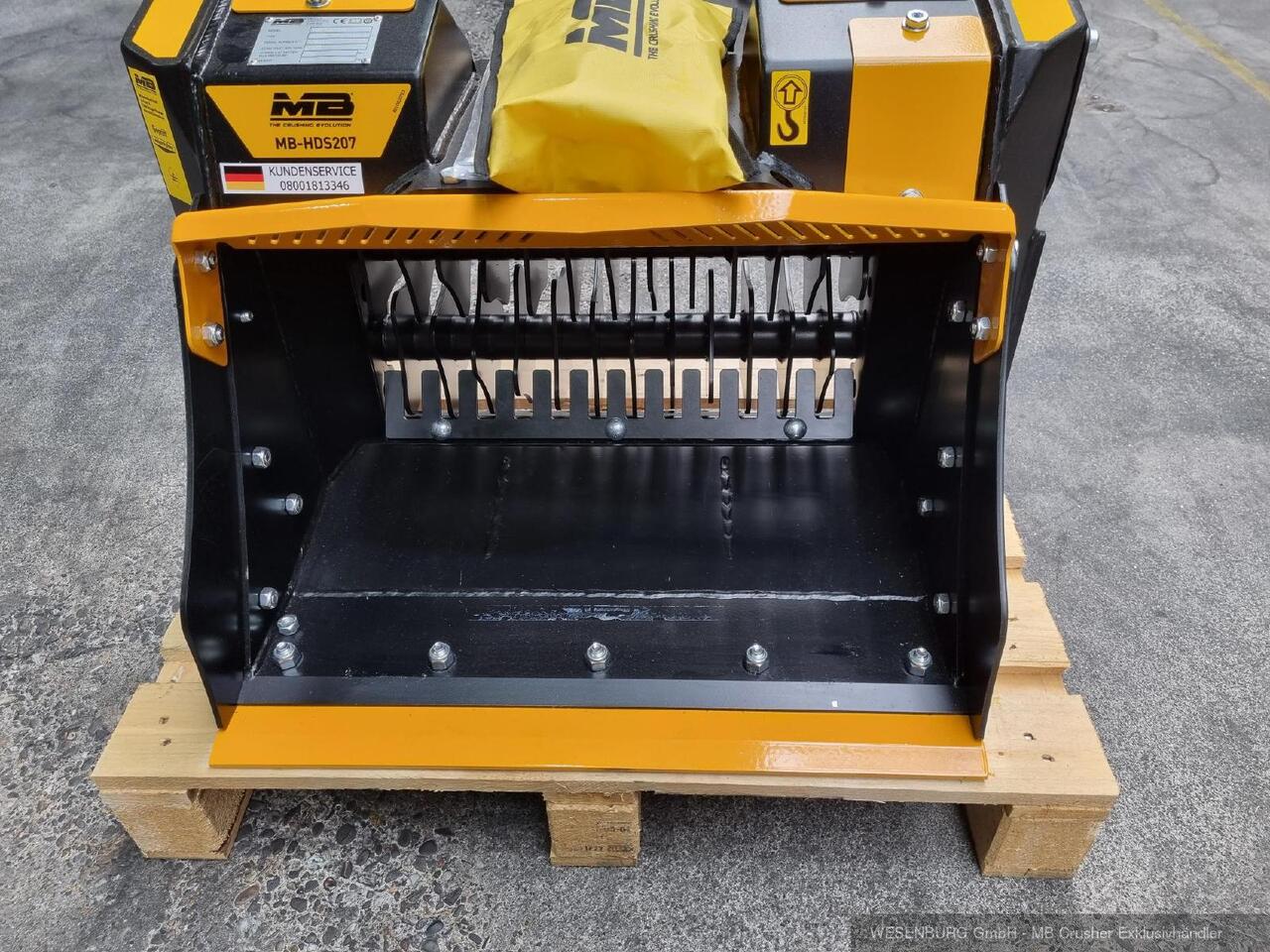 MB Crusher Schaufelseparator Separator MB-HDS 207 / 1,3 - 2,8 t - Godet de tri pour Engins de chantier: photos 2 MB Crusher Schaufelseparator Separator MB-HDS 207 / 1,3 - 2,8 t - Godet de tri pour Engins de chantier: photos 2