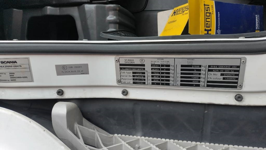 Scania R164 480 rautajouset,av4100mm , ADR. HIENO!! - Châssis cabine: photos 5 Scania R164 480 rautajouset,av4100mm , ADR. HIENO!! - Châssis cabine: photos 5