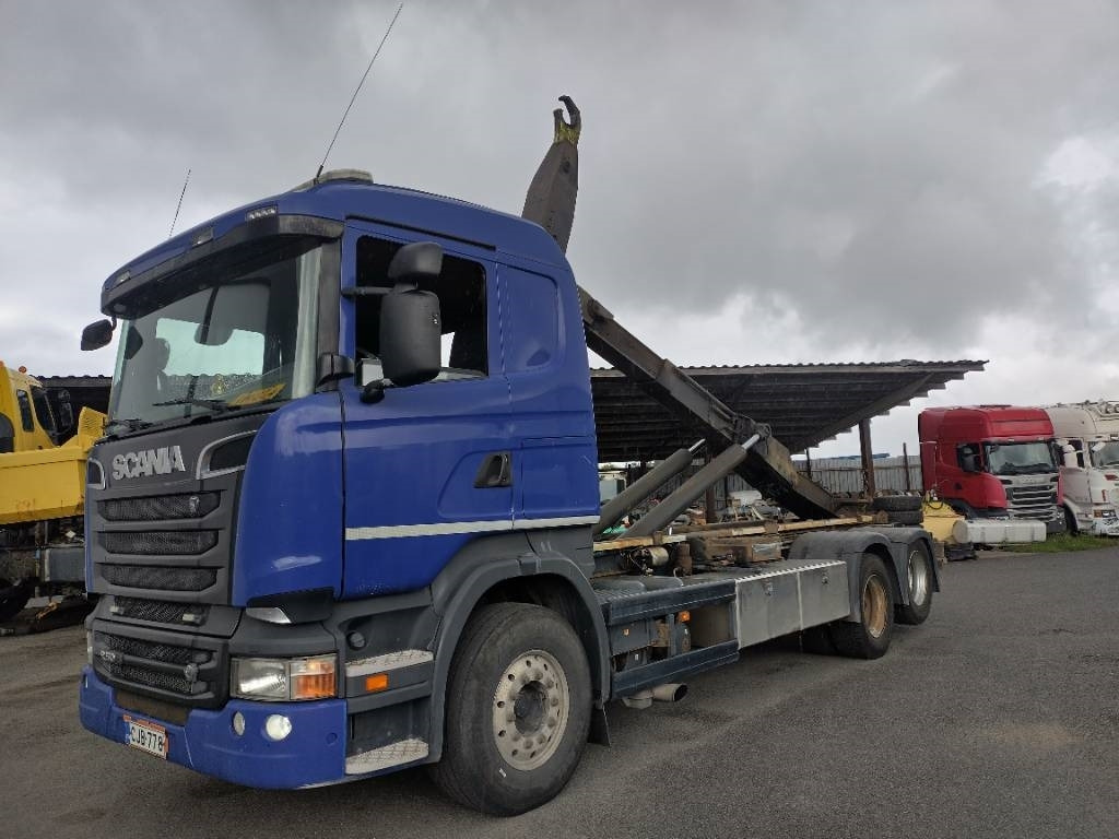 Scania R500 6x2 Tam koukkulaite, rautajouset,manuaali - Camion ampliroll: photos 1 Scania R500 6x2 Tam koukkulaite, rautajouset,manuaali - Camion ampliroll: photos 1