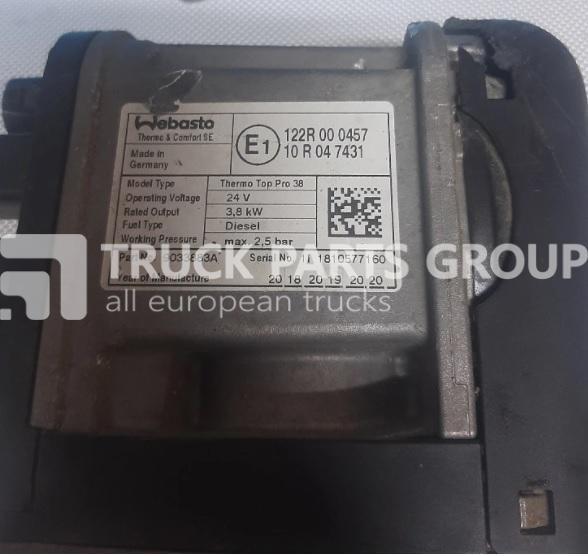 DAF euro6 106XF cab heater webasto 2020447, 2020465, 2294774 - Chauffage/ Ventilation pour Camion: photos 2 DAF euro6 106XF cab heater webasto 2020447, 2020465, 2294774 - Chauffage/ Ventilation pour Camion: photos 2