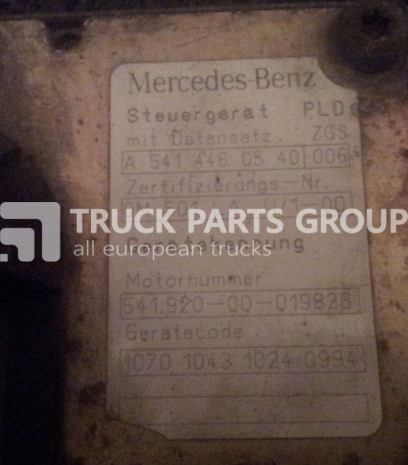 Bloc de gestion pour Camion MERCEDES-BENZ Actros MP1 EURO 2 emission engine computer, engine control unit control unit: photos 10