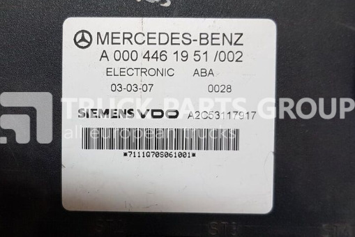 MERCEDES-BENZ Actros, MP2, MP3, EURO3, EURO4 EURO5, ABA electronic unit, EDC, control unit - Bloc de gestion pour Camion: photos 1 MERCEDES-BENZ Actros, MP2, MP3, EURO3, EURO4 EURO5, ABA electronic unit, EDC, control unit - Bloc de gestion pour Camion: photos 1