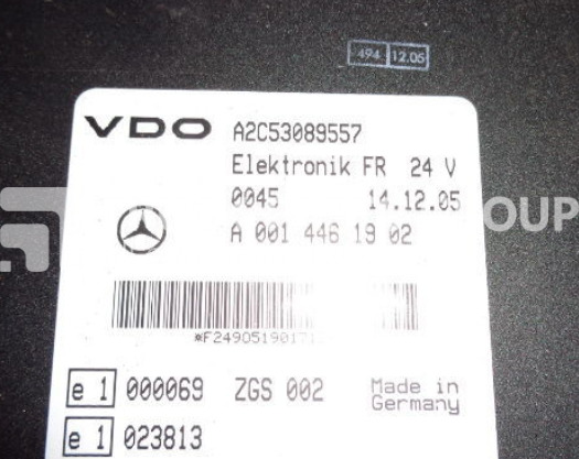 MERCEDES-BENZ MP2, MP3, MP4, FR control unit ECU 0014461902, 0014467302 control unit - Bloc de gestion pour Camion: photos 1 MERCEDES-BENZ MP2, MP3, MP4, FR control unit ECU 0014461902, 0014467302 control unit - Bloc de gestion pour Camion: photos 1