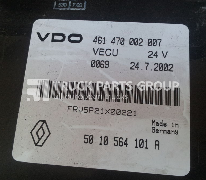 RENAULT DCI VECU VDO unit, EDC, ECU control unit - Bloc de gestion pour Camion: photos 3 RENAULT DCI VECU VDO unit, EDC, ECU control unit - Bloc de gestion pour Camion: photos 3