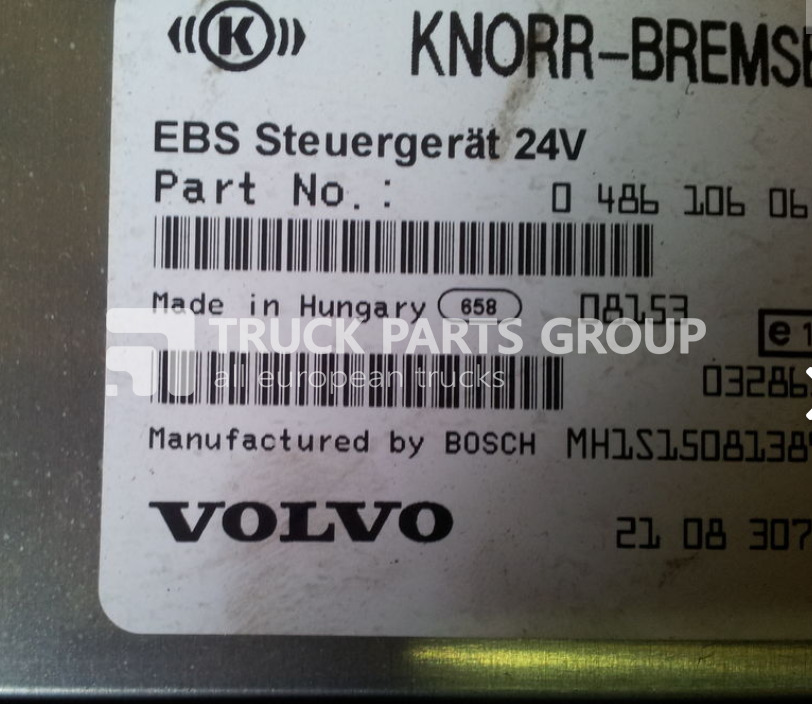 VOLVO FH13, FM13, EURO 4, EURO 5, EDC, ECU, EBS control unit, electron control unit - Bloc de gestion pour Camion: photos 4 VOLVO FH13, FM13, EURO 4, EURO 5, EDC, ECU, EBS control unit, electron control unit - Bloc de gestion pour Camion: photos 4