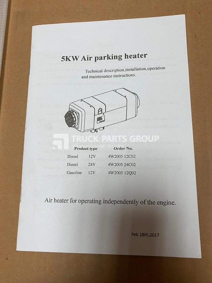 WEBASTO, EBERSPACHER air tonic cab heater, air parking heater, 2 kw, 5 kw air heater - Chauffage/ Ventilation pour Camion: photos 4 WEBASTO, EBERSPACHER air tonic cab heater, air parking heater, 2 kw, 5 kw air heater - Chauffage/ Ventilation pour Camion: photos 4