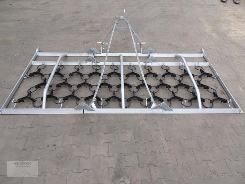 Herse à chaîne neuf Vemac Wiesenschleppe 3m 3reihig verzinkt Schleppe Striegel Egge NE: photos 7