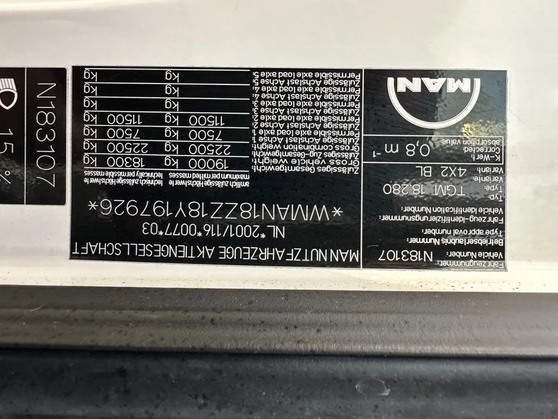 MAN TGM 18.280 / NL TRUCK / EURO 4 / CLIMA / DOORS+LIFT+SIDE DOOR / CARRIER FRIGO (print broken!) - crédit-bail MAN TGM 18.280 / NL TRUCK / EURO 4 / CLIMA / DOORS+LIFT+SIDE DOOR / CARRIER FRIGO (print broken!): photos 19 MAN TGM 18.280 / NL TRUCK / EURO 4 / CLIMA / DOORS+LIFT+SIDE DOOR / CARRIER FRIGO (print broken!) - crédit-bail MAN TGM 18.280 / NL TRUCK / EURO 4 / CLIMA / DOORS+LIFT+SIDE DOOR / CARRIER FRIGO (print broken!): photos 19