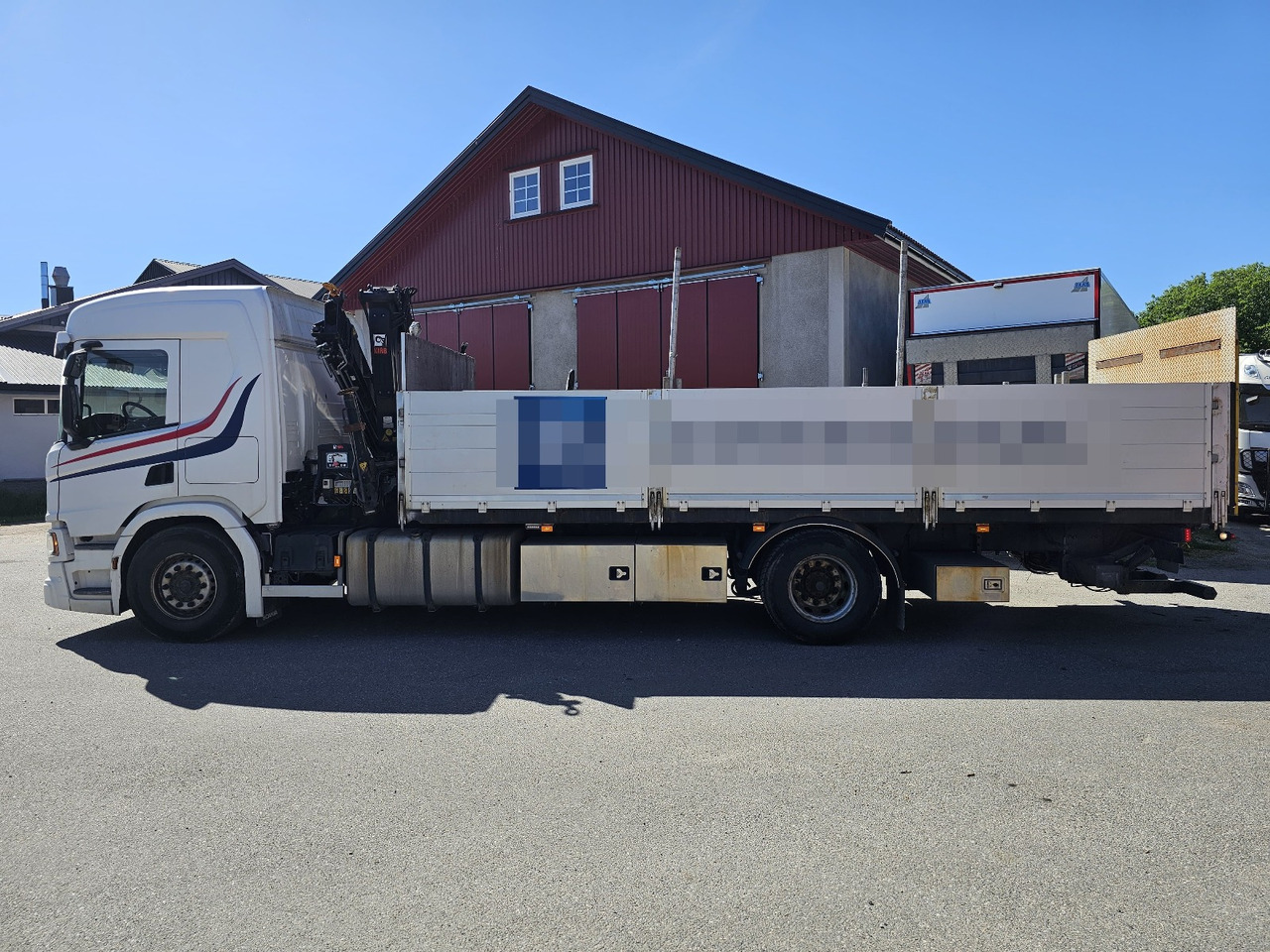 Scania P320 - Camion plateau, Camion grue: photos 2 Scania P320 - Camion plateau, Camion grue: photos 2