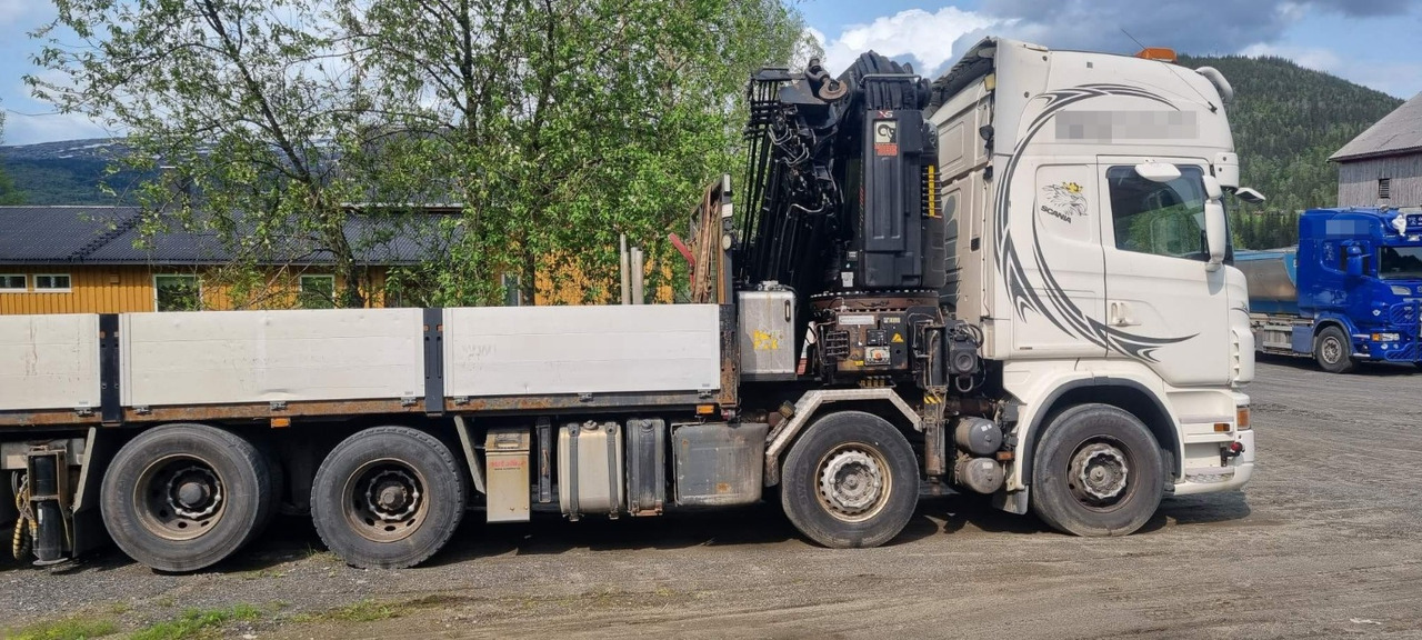 Scania R560 - Camion plateau, Camion grue: photos 1 Scania R560 - Camion plateau, Camion grue: photos 1