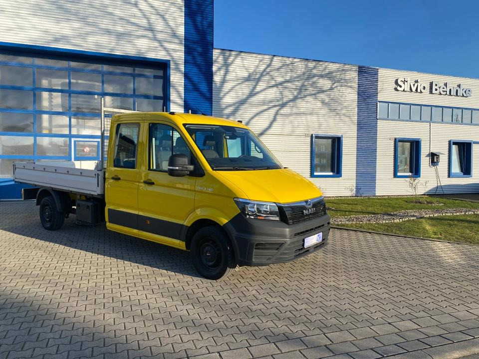 MAN TGE 3.140 Doka Pritsche Lang *STANDHZG* AHK*24 MONATE GARANTIE*1.HAND*INKL.19% MWST*SOFORT!* - Fourgon plateau, Utilitaire double cabine: photos 1 MAN TGE 3.140 Doka Pritsche Lang *STANDHZG* AHK*24 MONATE GARANTIE*1.HAND*INKL.19% MWST*SOFORT!* - Fourgon plateau, Utilitaire double cabine: photos 1