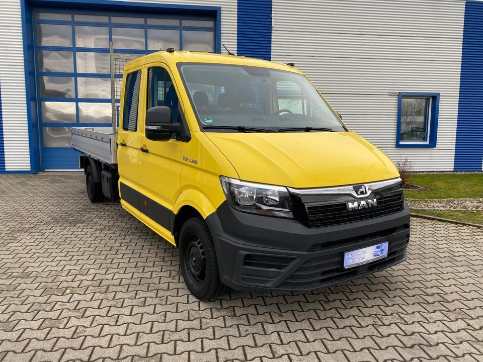 MAN TGE 3.140 Doka Pritsche Lang *STANDHZG* AHK*HECKANTRIEB*1.HAND*INKL.19% MWST*SOFORT!* - Fourgon plateau, Utilitaire double cabine: photos 2 MAN TGE 3.140 Doka Pritsche Lang *STANDHZG* AHK*HECKANTRIEB*1.HAND*INKL.19% MWST*SOFORT!* - Fourgon plateau, Utilitaire double cabine: photos 2