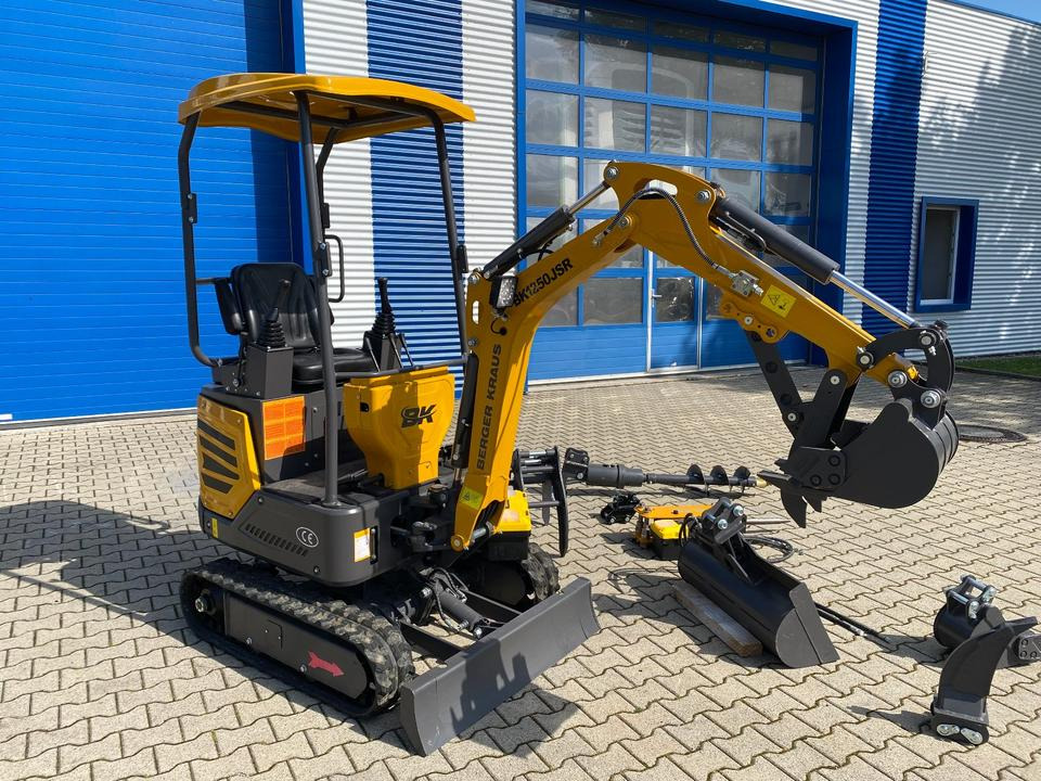 Mini pelle Minibagger BK1250JSR inkl. großem Zubehörpaket *INKL.19% MWST*BERGER KRAUS*KUBOTA* VERSTELLFAHRWERK*SOFORT!*: photos 7