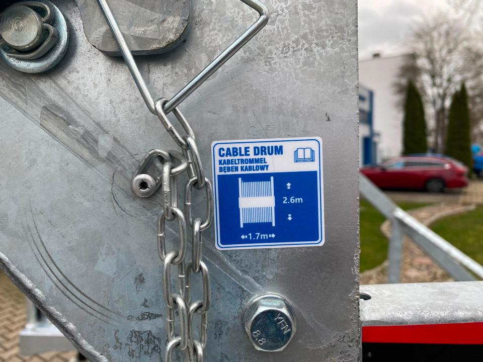 Remorque porte-touret TA-NO Kabeltrommel-Anhänger 3500KG E-Winde *INKL.19% MWST*Kabelanhänger Sofort Verfügbar!: photos 10