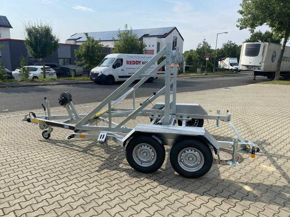 Vermietung / Kabelanhänger 2700KG / Nutzlast 2094KG / Kabeltrommel-Anhänger / Glasfaser/ 1 Monat - Remorque porte-touret: photos 4 Vermietung / Kabelanhänger 2700KG / Nutzlast 2094KG / Kabeltrommel-Anhänger / Glasfaser/ 1 Monat - Remorque porte-touret: photos 4