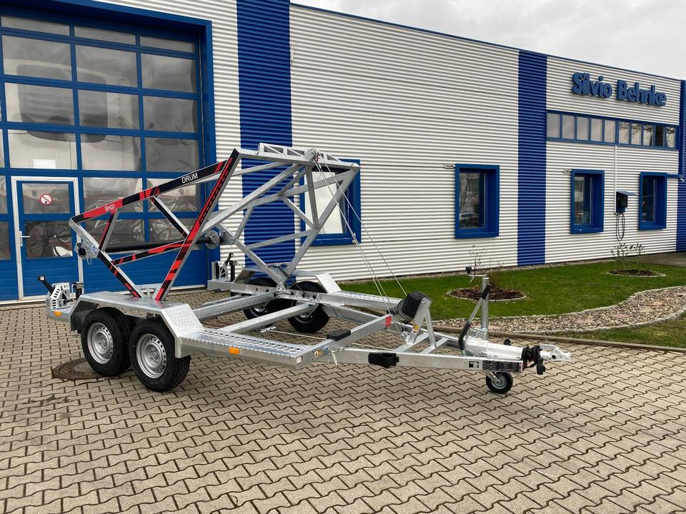 Remorque porte-touret Vermietung / Kabelanhänger 3500KG / Nutzlast 2766KG / Kabeltrommel-Anhänger / Glasfaser/ 1 Monat: photos 10 Remorque porte-touret Vermietung / Kabelanhänger 3500KG / Nutzlast 2766KG / Kabeltrommel-Anhänger / Glasfaser/ 1 Monat: photos 10