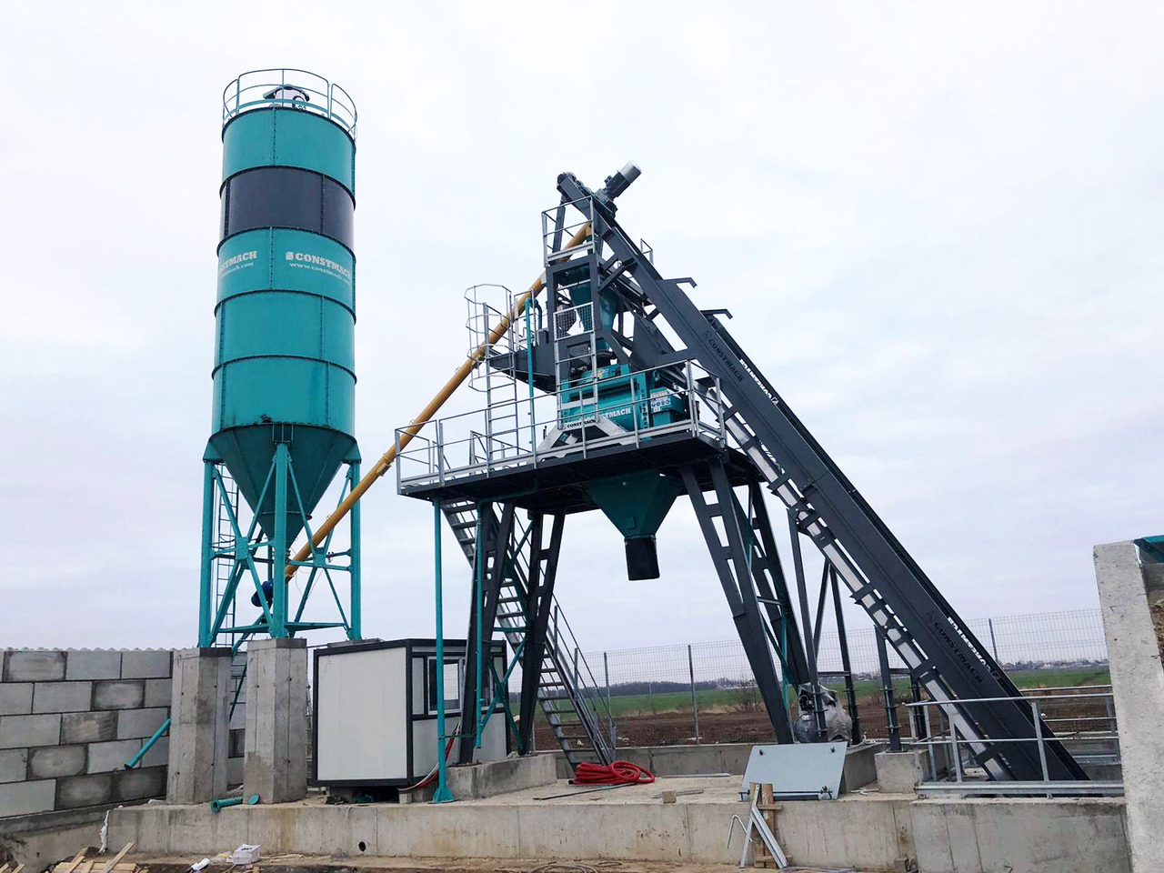 Constmach 60 m³/h Compact Concrete Batching Plant - Centrale à béton: photos 3 Constmach 60 m³/h Compact Concrete Batching Plant - Centrale à béton: photos 3