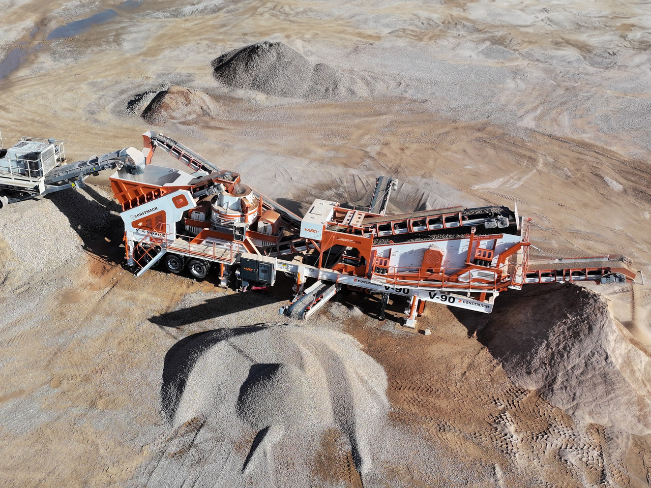 Constmach Mobiler Prallbrecher mit vertikaler Welle und einer Kapazität von 250 t/h - Concasseur mobile: photos 3 Constmach Mobiler Prallbrecher mit vertikaler Welle und einer Kapazität von 250 t/h - Concasseur mobile: photos 3