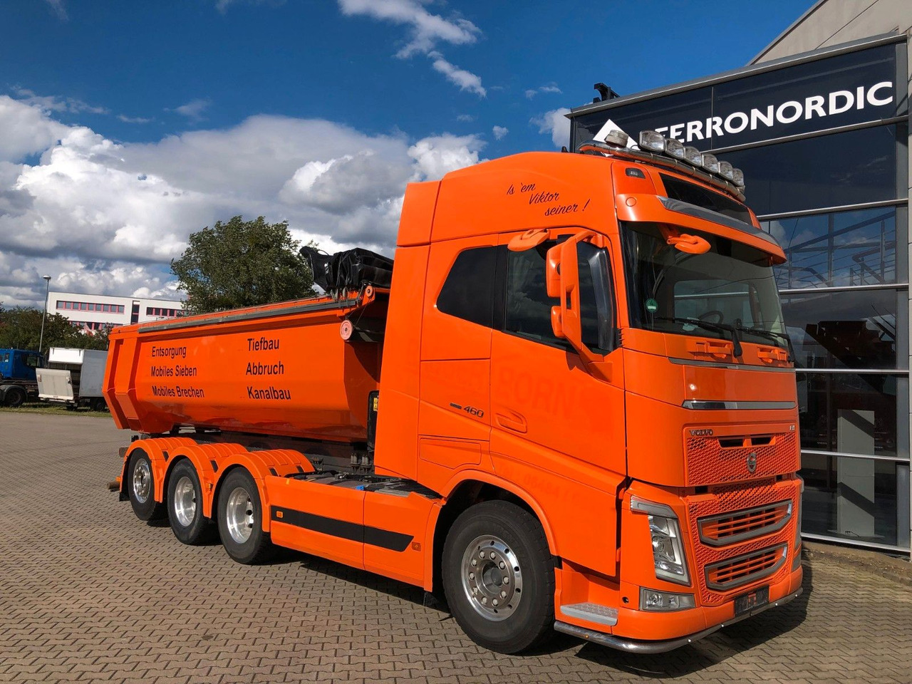 Volvo FH460 8x4 Tridem*Lift+LenkAchse*ALU*AHK*VollLuft - Camion benne: photos 3 Volvo FH460 8x4 Tridem*Lift+LenkAchse*ALU*AHK*VollLuft - Camion benne: photos 3