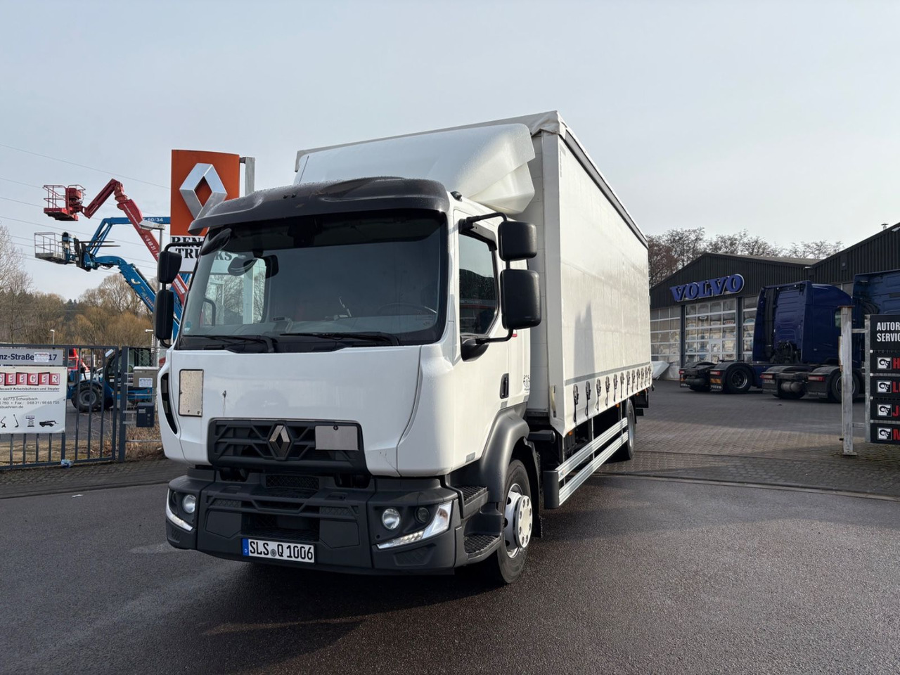 Renault D 16.280 Curtainsider - Camion à rideaux coulissants: photos 1 Renault D 16.280 Curtainsider - Camion à rideaux coulissants: photos 1